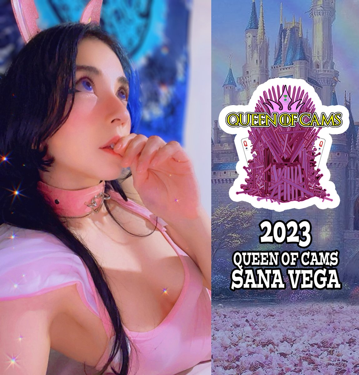 Congratulations to the 10th Annual Queen Of Cams...

2023 Queen Of Cams, Sana Vega 👑

<a href="/eroukiyo/">サナ ༊*·˚ Cyberpunk Bartender</a> <a href="/QueenOfCams/">Queen Of Cams</a> <a href="/AltAwards/">ALTERNATIVE MEDIA AWARDS</a> <a href="/smcgifts/">SMC Gifts</a>