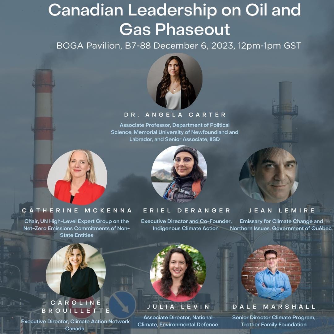 Angela Carter (@angelavcarter) on Twitter photo What will it take to achieve #FossilFuelPhaseOut + #JustTransition in Canada 🇨🇦? #COP28 insights tomorrow from <a href="/Indigenous_ca/">Indigenous Climate Action</a> <a href="/CANRacCanada/">CAN-Rac Canada</a> <a href="/envirodefence/">EnvironmentalDefence</a> <a href="/IISD_Energy/">IISD Energy</a> <a href="/beyondoilgas/">The Beyond Oil & Gas Alliance</a> #BOGA iisd.org/events/cop-28-… What will it take to achieve #FossilFuelPhaseOut + #JustTransition in Canada 🇨🇦? #COP28 insights tomorrow from <a href="/Indigenous_ca/">Indigenous Climate Action</a> <a href="/CANRacCanada/">CAN-Rac Canada</a> <a href="/envirodefence/">EnvironmentalDefence</a> <a href="/IISD_Energy/">IISD Energy</a> <a href="/beyondoilgas/">The Beyond Oil & Gas Alliance</a> #BOGA iisd.org/events/cop-28-…