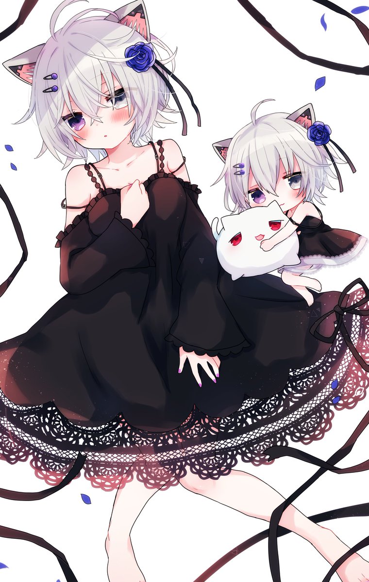 「skebで描かせていただきました! みんなで「秋夜のネグリジェ」を着ようね 」|く さ📛は なのイラスト