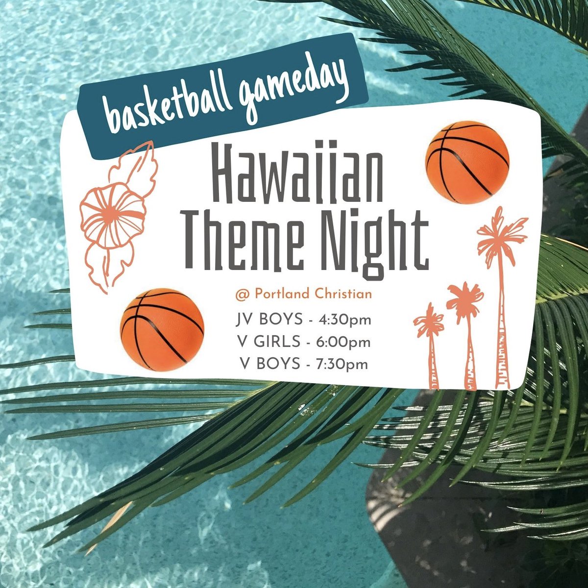 GAMEDAY | 5 December 2023
Portland Christian hosts LKY Homeschool 
4:30 JV Boys, 6:00 Girls Varsity, 7:30 Boys Varsity Basketball
….
#PCSathletics #PCeaglesBasketball