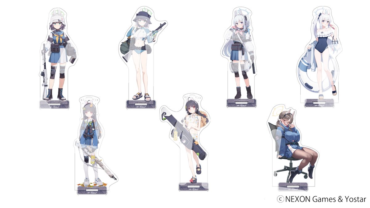 Yostar OFFICIAL SHOP】 好評販売中のブルーアーカイブ アクリル