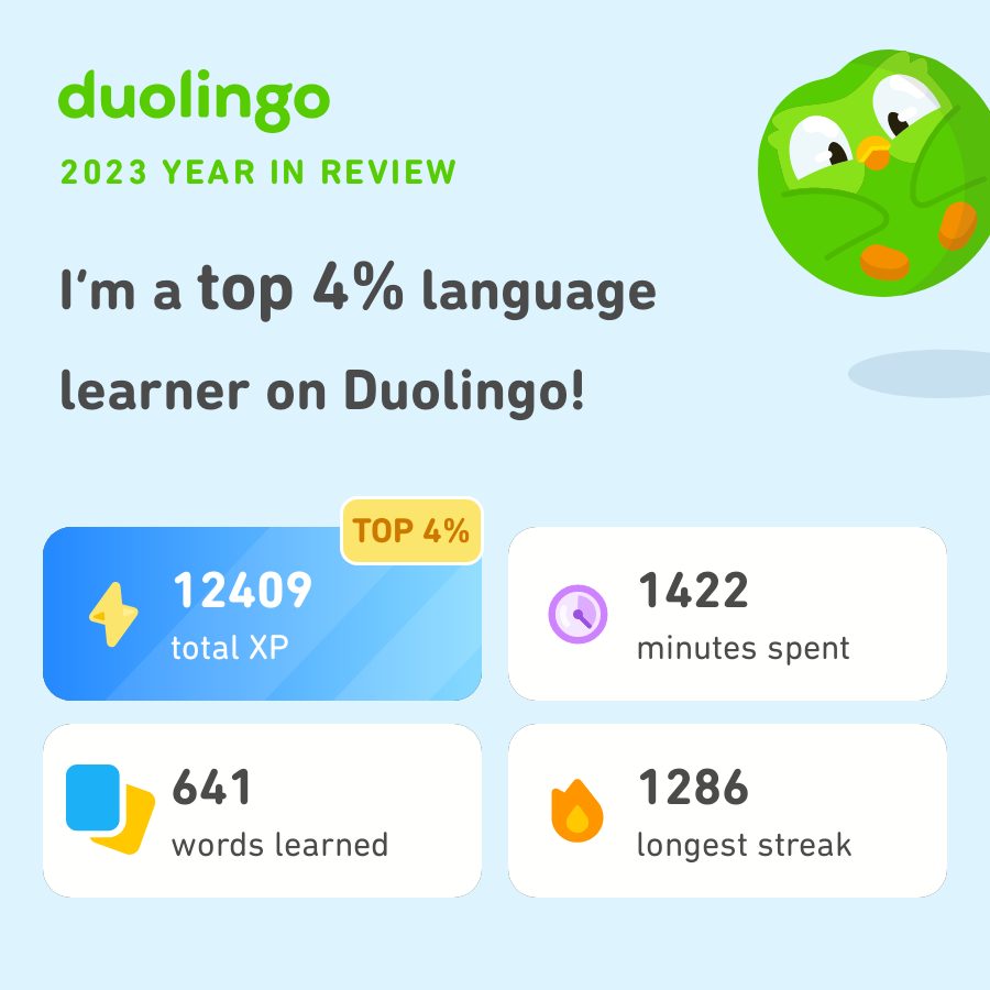 RoseRedRegalia's tweet photo. My streak at this point is just to see how far I can go. 
#Duolingo365 https://t.co/knUrcE9vXG