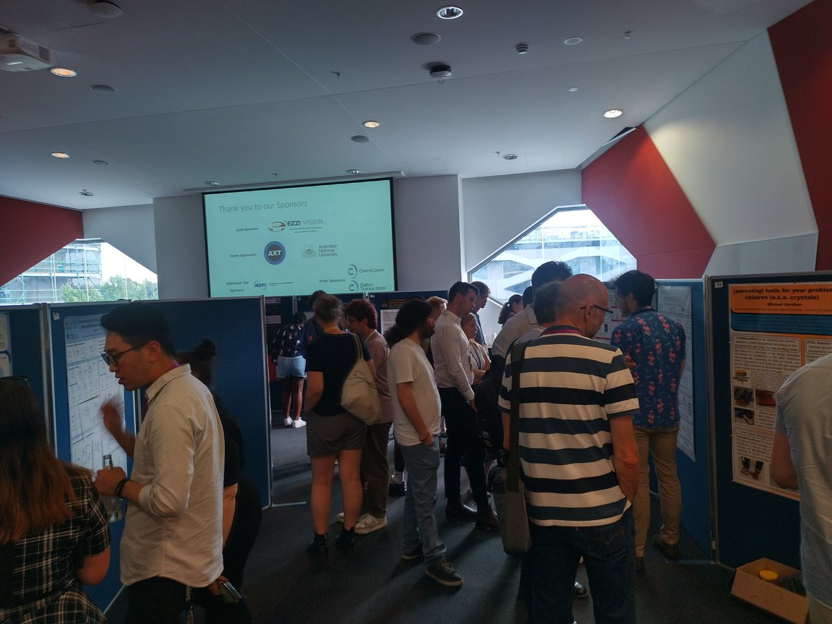 OZOM14 (@ozom_14) on Twitter photo Poster session in full swing at #OZOM14 <a href="/ANUChemistry/">ANU Research School of Chemistry</a> <a href="/RACI_Inorganic/">RACI Inorganic Chemistry Division</a> Poster session in full swing at #OZOM14 <a href="/ANUChemistry/">ANU Research School of Chemistry</a> <a href="/RACI_Inorganic/">RACI Inorganic Chemistry Division</a>