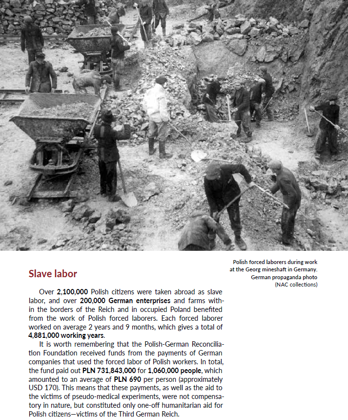 PLreparations's tweet photo. Is slave labour a war crime? Yes✅: Article 6 of the 1945 IMT Charter (Nuremberg)
Are war crimes subject to a statute of limitations? No❌: Article 29 of the Rome Statute of the International Criminal Court
Were Poles forced to work as slave labour? Yes✅: see below.
p22-23 of the Short War Report (https://t.co/lZ2HNc0W8J)