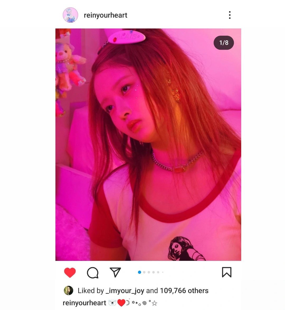 LUVIESARAB's tweet photo. 231205 | قامت جوي بالإعجاب بمنشور ري عضوة ايف عبر الانستقرام.

@RVsmtown 
-W https://t.co/iGePAnb43u