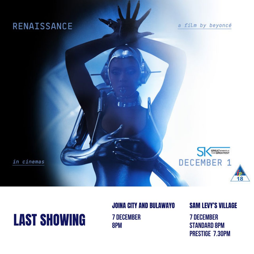 Experience the grand finale of the Renaissance World Tour in our last showing! 🌟 Dive into a night of enchanting music, mesmerizing magic, and unforgettable memories. 🎤✨ Secure your spot now! #RenaissanceFinale