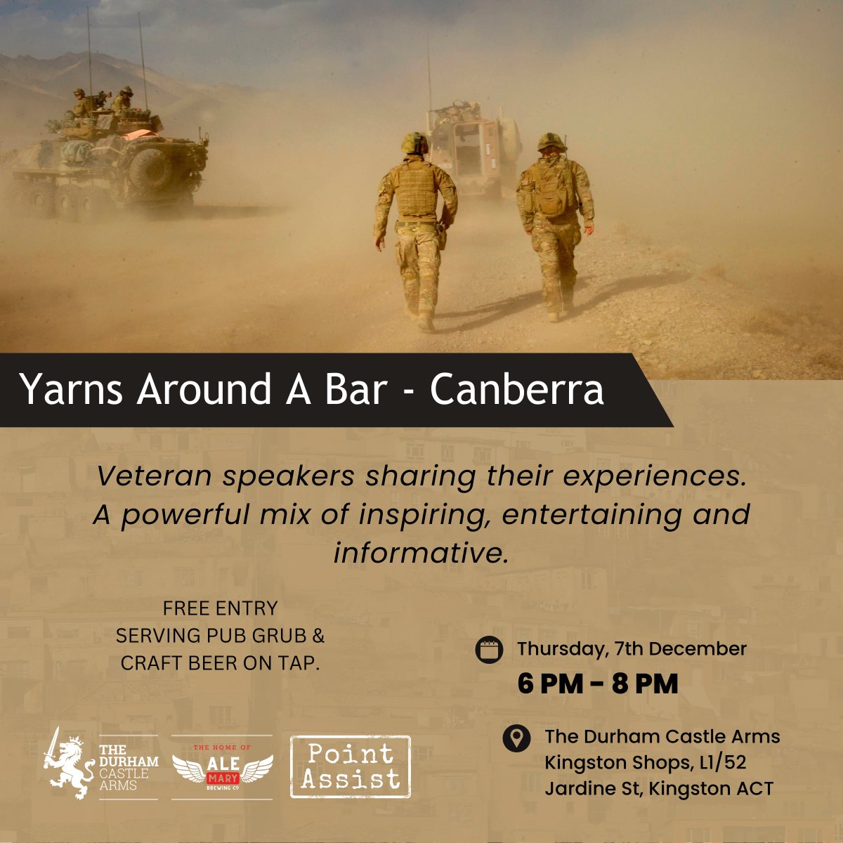 Five veteran speakers sharing their experience. This is going to be a good event. Come along. Entry is free and the bar is open for drinks and meals.

<a href="/Canberra/">CBR</a> <a href="/canberratimes/">Canberra Times</a> <a href="/abccanberra/">ABC Canberra</a>