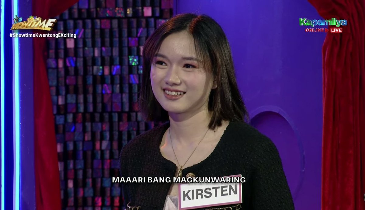 xelalovesVI's tweet photo. she's so pure and real🥹 no bitterness and awkwardness love u Kirsten! #ShowtimeKwentongEXciting https://t.co/UC9OeVqTje