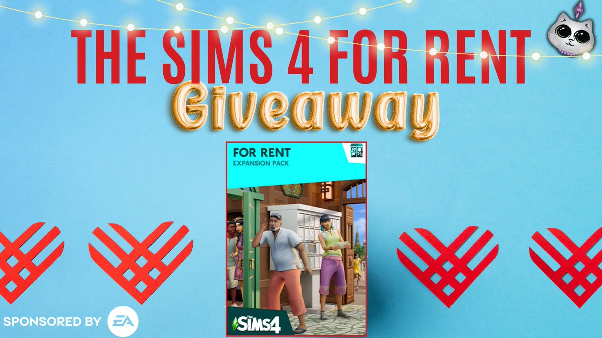 SimmerDre's tweet image. 🎉So excited to be able to offer my first ever giveaway as a new member of the #EACreatorNetwork Up for grabs is 1 EA App code to the new Sims 4 expansion pack: For Rent! 

Contest closes on Dec 7, 11:59PM (PST). Good luck!
🎁 Enter Here: gleam.io/wMmOL/the-sims… 
#SponsoredbyEA