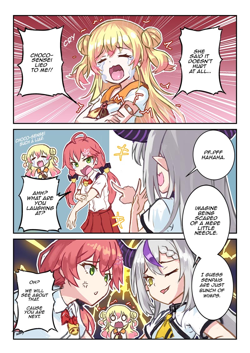 Hololive high school: Needles 1-3/6 What if hololive is set in
