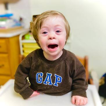 This is Iron Will..the most energetic ,loving, little man you'll meet. Don't be afraid of the  Downs Syndrome community.. embrace them.. you've a lot to learn..Get them Tiger 👏👏