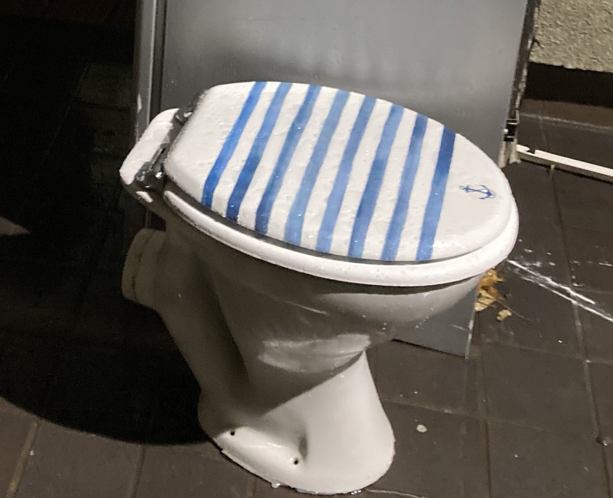 Just wanted to say that someone smashed the #toilet that was #dumped so they can get the #toiletseat, who would reuse that bit? #toilet #desperate was unusual, #seasidetheme