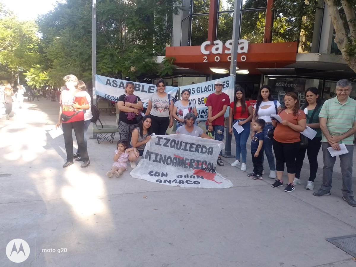 Hoy Acción global contra el extractivismo en San Juan ¡Presentes! #AccionGlobal #4D #FueraMineras #FueraMekorot