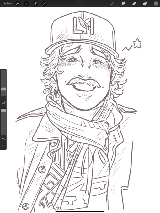 Yeah, he just keeps getting more beautiful everyday. Can you really blame me for wanting to sketch him? 🙈💕 