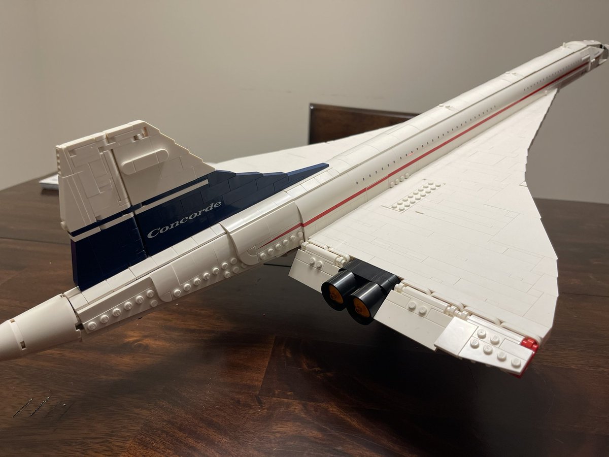 manningtaylor3's tweet image. This was a large project for me.  But 2,083 pieces later.  The outcome was well worth the time.  Lego Concord is a great gift for aviation enthusiasts that you care about.  #lego #concorde #aviation #flight #travel #airfrance #britishairways #supersonic
