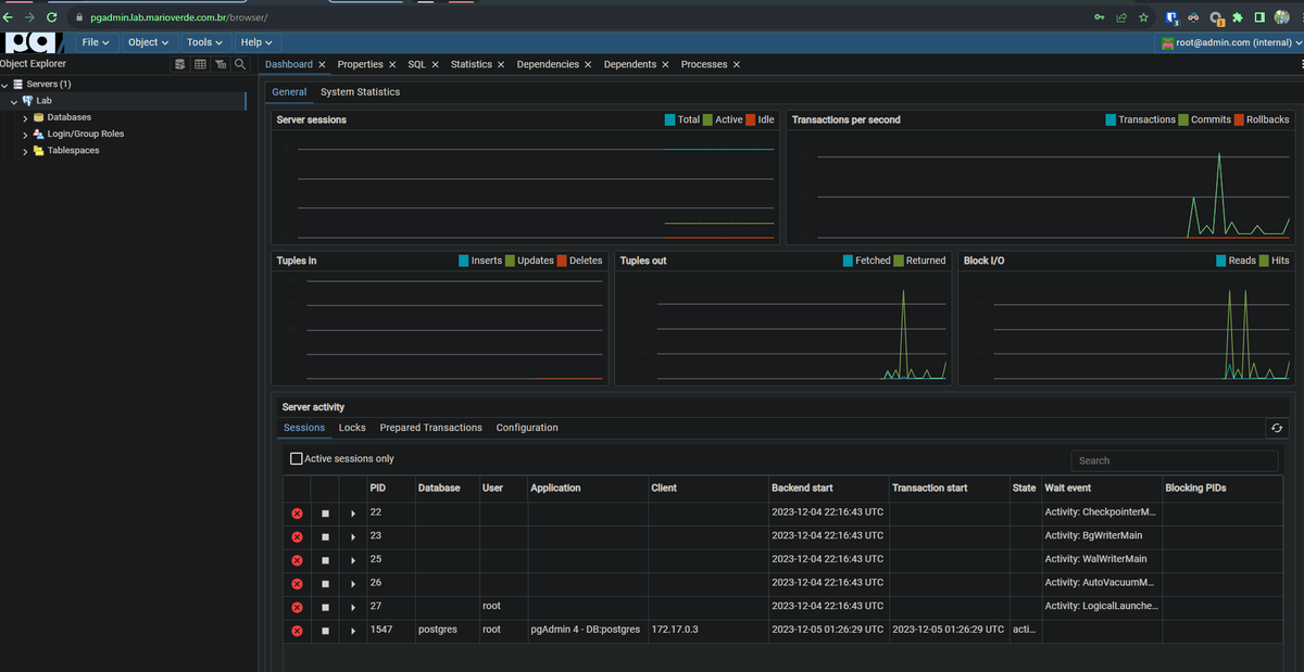 LuigiMarqs's tweet image. Added postgree + pgadmin at my homelab nomad instance, I'm still migrating some services from docker compose but having a database will make everything smoother. Terraform + nomad provider combo for managing jobs are incredible way to automate everything!