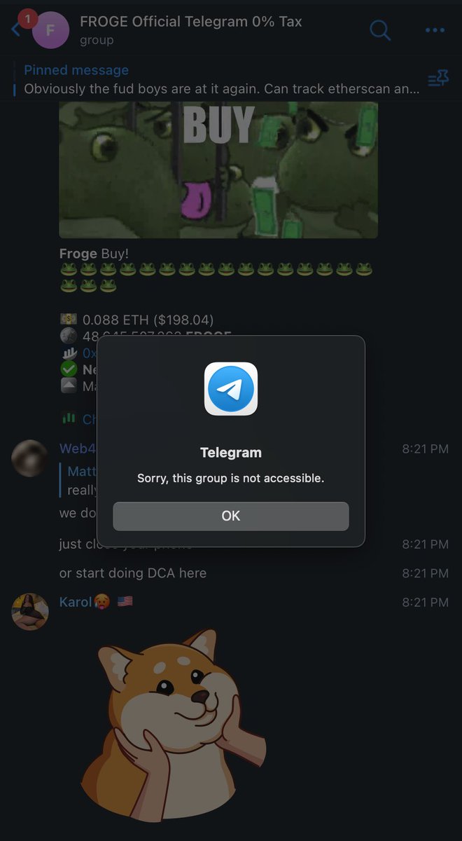 Greed🤑

It runs rampant in crypto

It’s gambling like anything else

If your gut tells you to get out- do it

This whole “community” thing is an illusion

Build one IRL

Held <a href="/FrogeVIP/">Froge</a> since $23M down 90% &amp; TG dev kicks you out for asking why they don’t engage on X

$FROGE $BTC