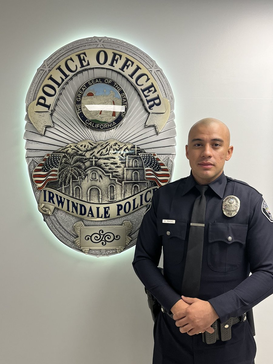 Today, we welcome aboard Officers William Trinidad and Elias Camacho! 🎉👮‍♂️ 👮‍♀️We're thrilled to have them join the Irwindale Police Department family. Here's to making a positive impact together! #IrwindalePD #Irwindale #Police #CityOfIrwindale