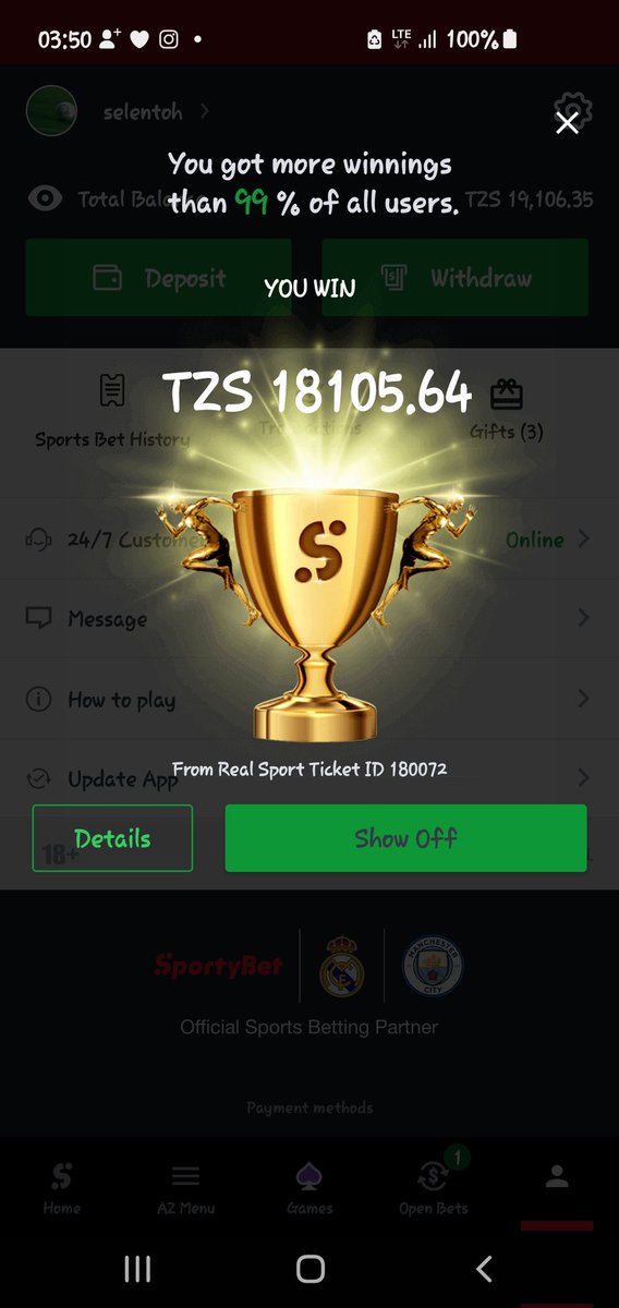 Match mbili zimeailishwa
Wewe ulie nunua odds umekula bei gani MATAKO WEWE. AU UMEPIGWA X2😆😆