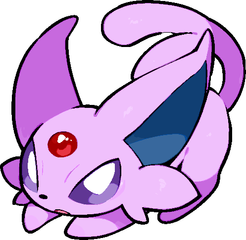 espeon pokemon (creature) no humans solo white background simple background full body open mouth  illustration images