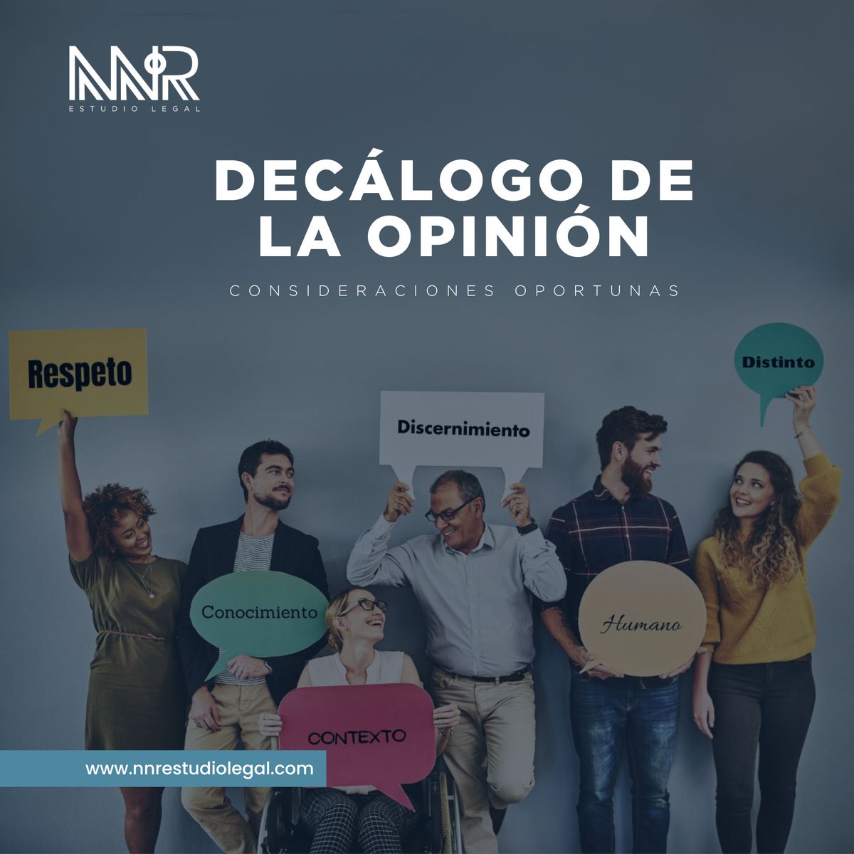 NNRESTUDIOLEGAL's tweet photo. Ten cuenta esto al dar una opinión, todos tenemos derecho a opinar, pero no toda opinión es respetable. 

¿Quieres saber cuando es respetable? Aquí te compartimos el decálogo de la opinión NNR https://t.co/6tHh8Y0Omx 

#NNREstudioLegal #OpiniónRespetable #DecálogoDeOpinión https://t.co/7VCLmt3Ry0