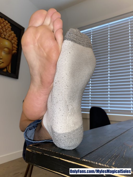 Knowing I had just spent almost 11 hours in boots and socks, all you could think about was my feet, softly