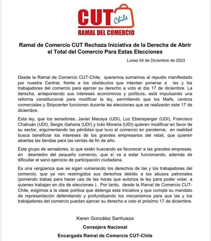 Sindicato Autonomo de Trabajadores Ripley (@autonomoripley) on Twitter photo 