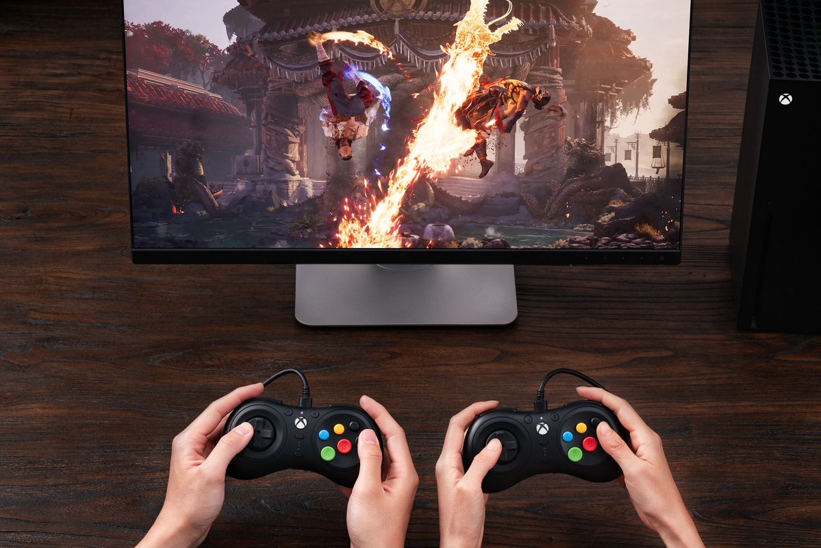  8Bitdo Ultimate 2.4G Wireless Controller for PC, Android, Steam  Deck, and Apple - Chongyun Edition (Officially Licensed by Genshin Impact)  : Video Games