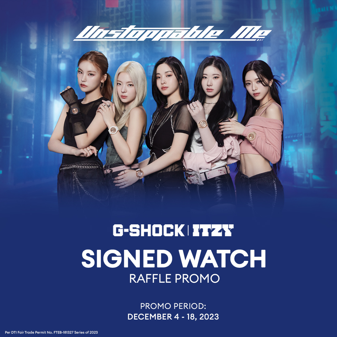 JYPITZYPH's tweet image. MIDZYs! Get a chance to win 1 of 5 of the SIGNED GSHOCK Pink Metallic watches by @ITZYofficial!⌚

Just register for a CASIO ID and answer the form😎

Link below👇
tinyurl.com/GSHOCKITZYSign…

#ITZYGSHOCK #UnstoppableMe #gshockph #gshockwomen #casioph #casiowatchesph
#ITZYPhilippines