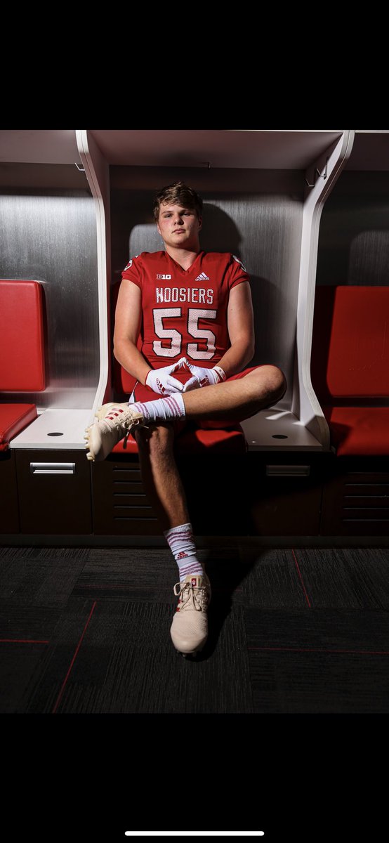 After talking with the coaching staff I'm blessed to be Re-Offered and still 100% committed!! Can’t wait to get to work💪🏻 <a href="/IndianaFootball/">Indiana Football</a> <a href="/CCignettiIU/">Curt Cignetti</a> <a href="/Coach_Bostad/">Coach Bostad</a>