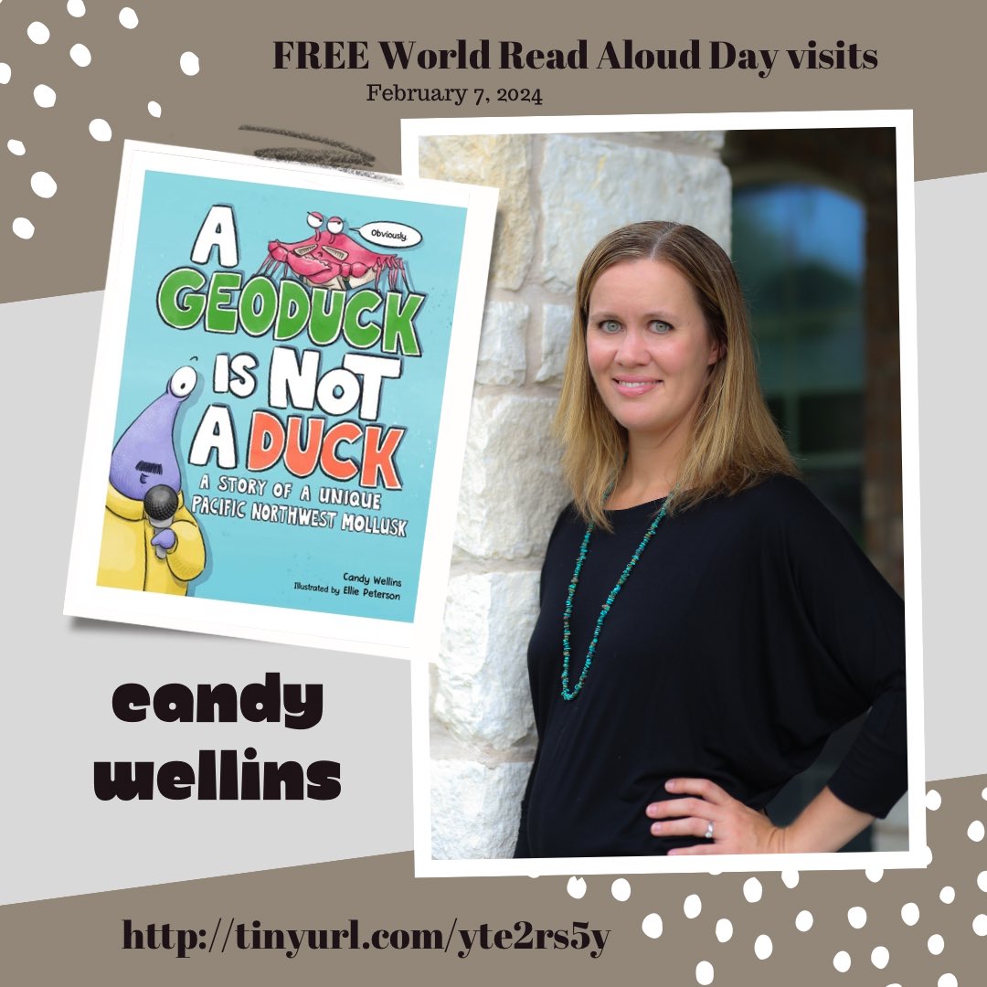 I’ve just opened up slots for #WRAD on Feb. 7. Get an exclusive #sneakpeek of A GEODUCK IS NOT A DUCK. #Teachers and #librarians, sign up today. tinyurl.com/ytr2rs5y