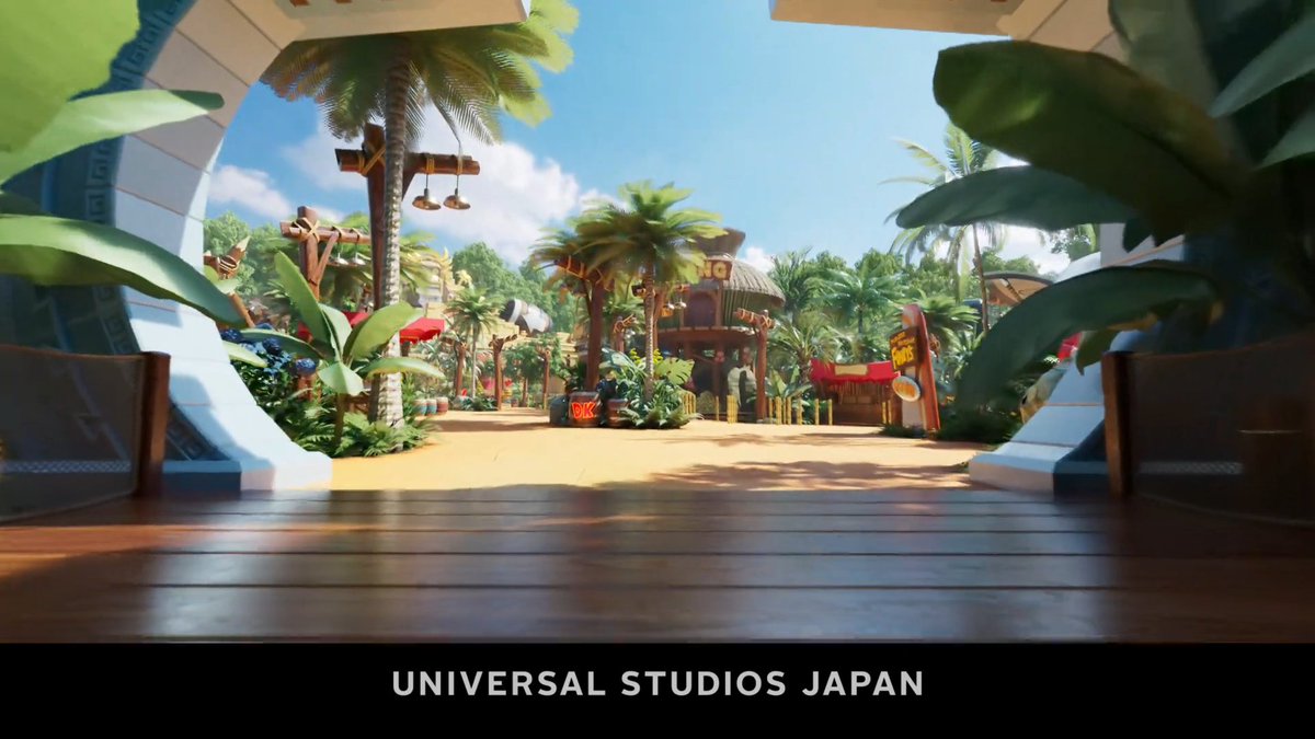 dkvine's tweet photo. The Super Nintendo World expansion is officially called Donkey Kong Country, will be opening in Osaka, Japan in spring 2024 (2025 in Orlando)... and we even have our first confirmation of Dixie Kong appearing in the land! https://t.co/5mCMgaVaHh