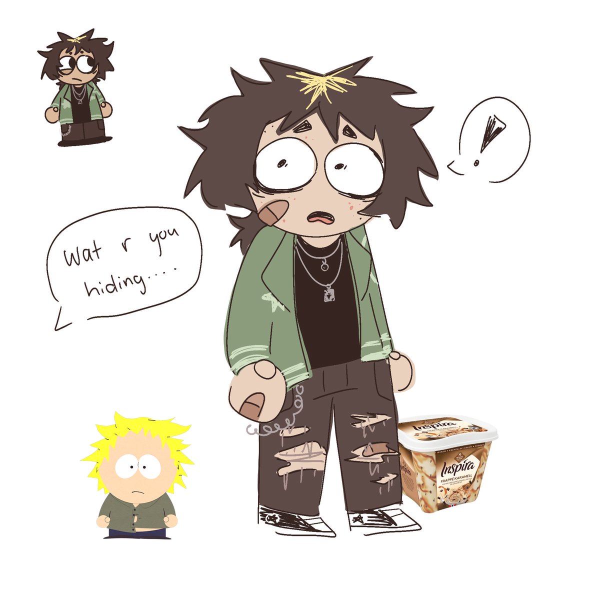 gahCreek's tweet photo. badly made kinsona or. something idk if i did it right….. https://t.co/umDa8uuGpu