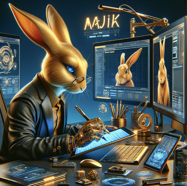 MajikBots's tweet photo. Some $MAJIK updates, taken from dev diary: 
-Release package 1 successfully released: dApp optimized for mobile, Web3 connectivity, Wallet page + functionality released
-V2 website will be released tmrw
-Backtesting page design complete, backend functionality: 30% complete

1/ https://t.co/95SESsYu2s