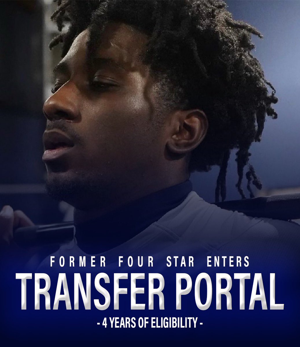 Tristen Sion 4⭐️CB @ Jackson State has entered the transfer portal with 4 years of eligibility