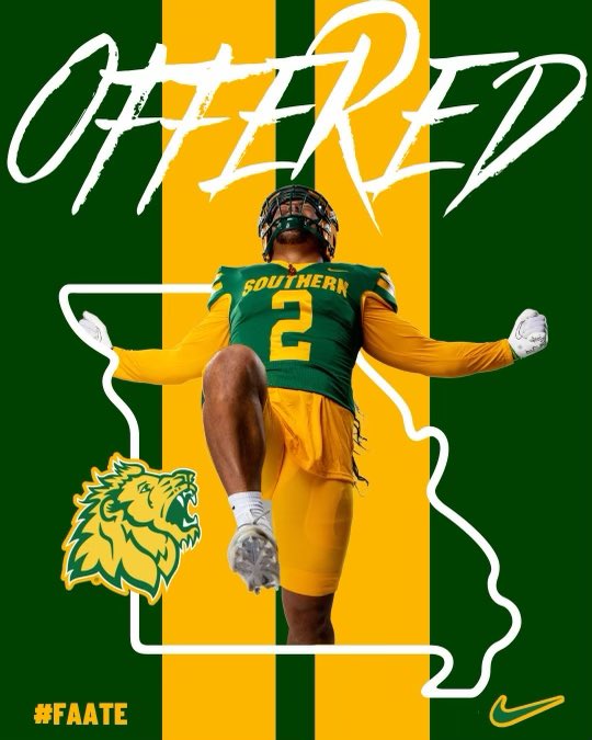 Blessed to receive an offer from Missouri Southern @Coach_Travasos
