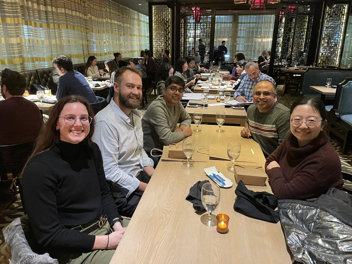 A wonderful dinner with Dixit lab at #cellbio2023! @WUSTLBio