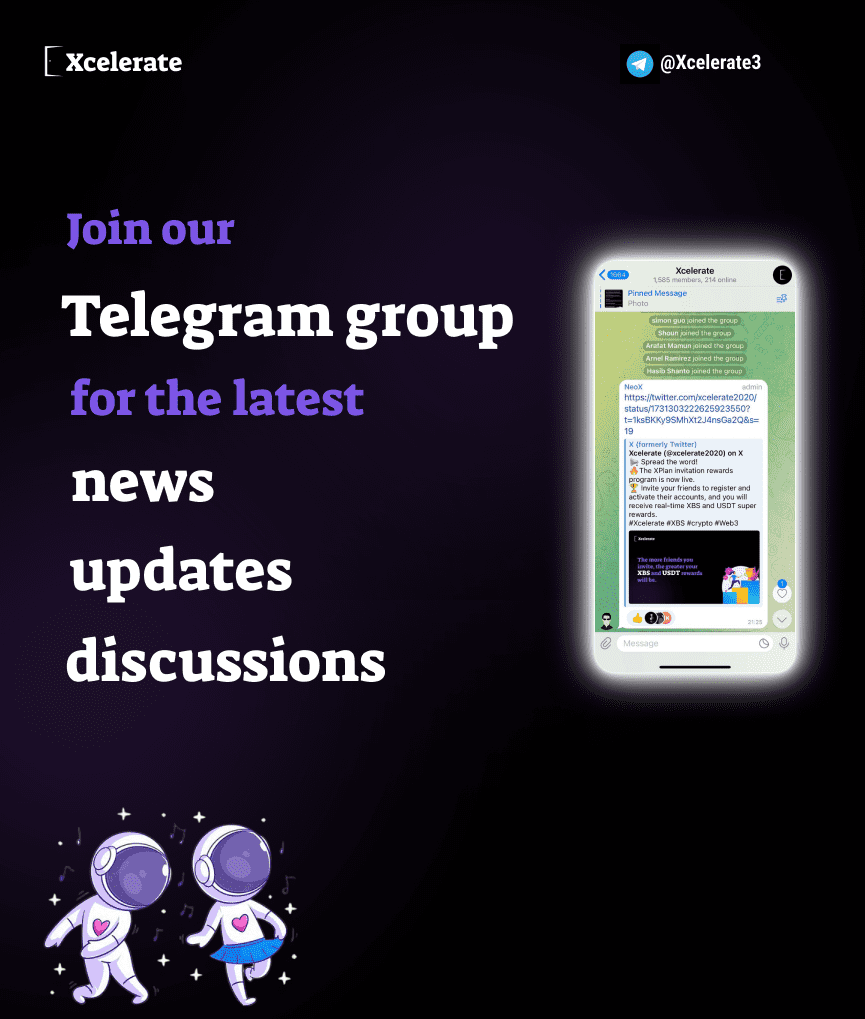 Xcelerate on X: ☀️ Hi fams! Our Telegram group is now open. 💡 We  encourage you to share your thoughts, ideas, and experiences. 🗓 We will be  organizing regular events on Telegram.