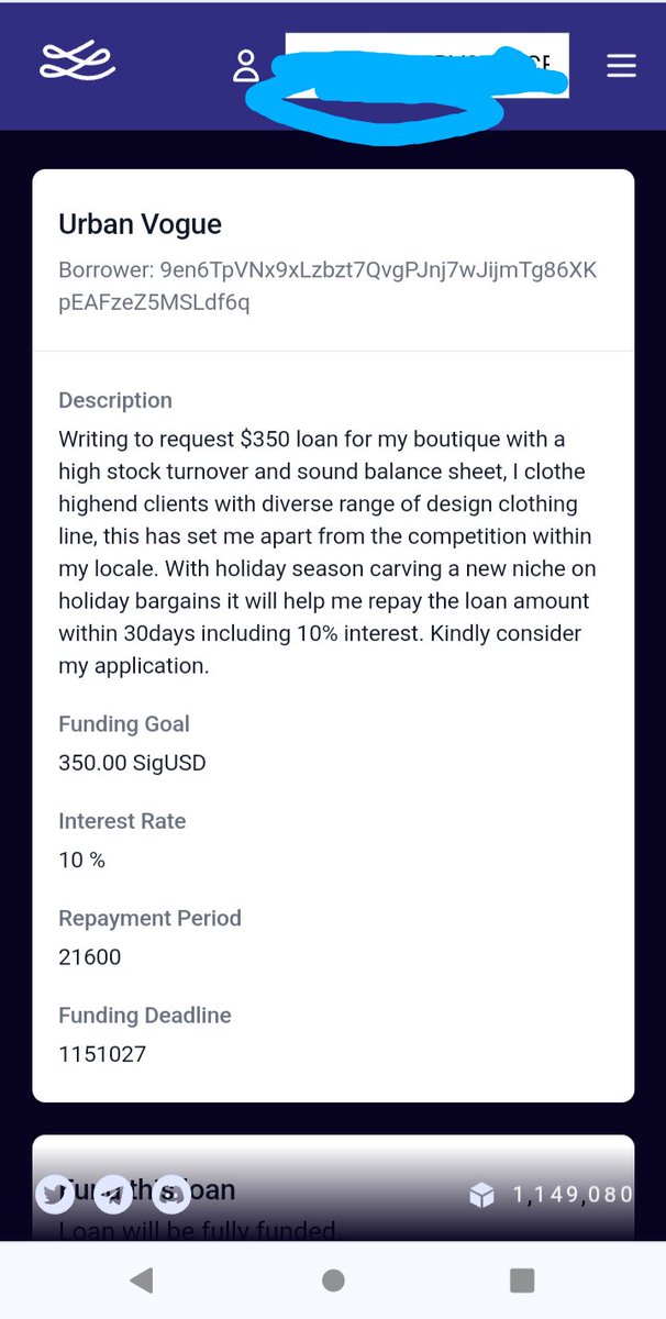 Every time I make a loan on #Ergo I get goosebumps.
So damn proud of everyone that worked on $EXLE and $ERG to allow me to fund someone on the other side of the world with a few clicks on my cellphone while drinking a beer in the kitchen.
This is pretty cool, I can't lie.
