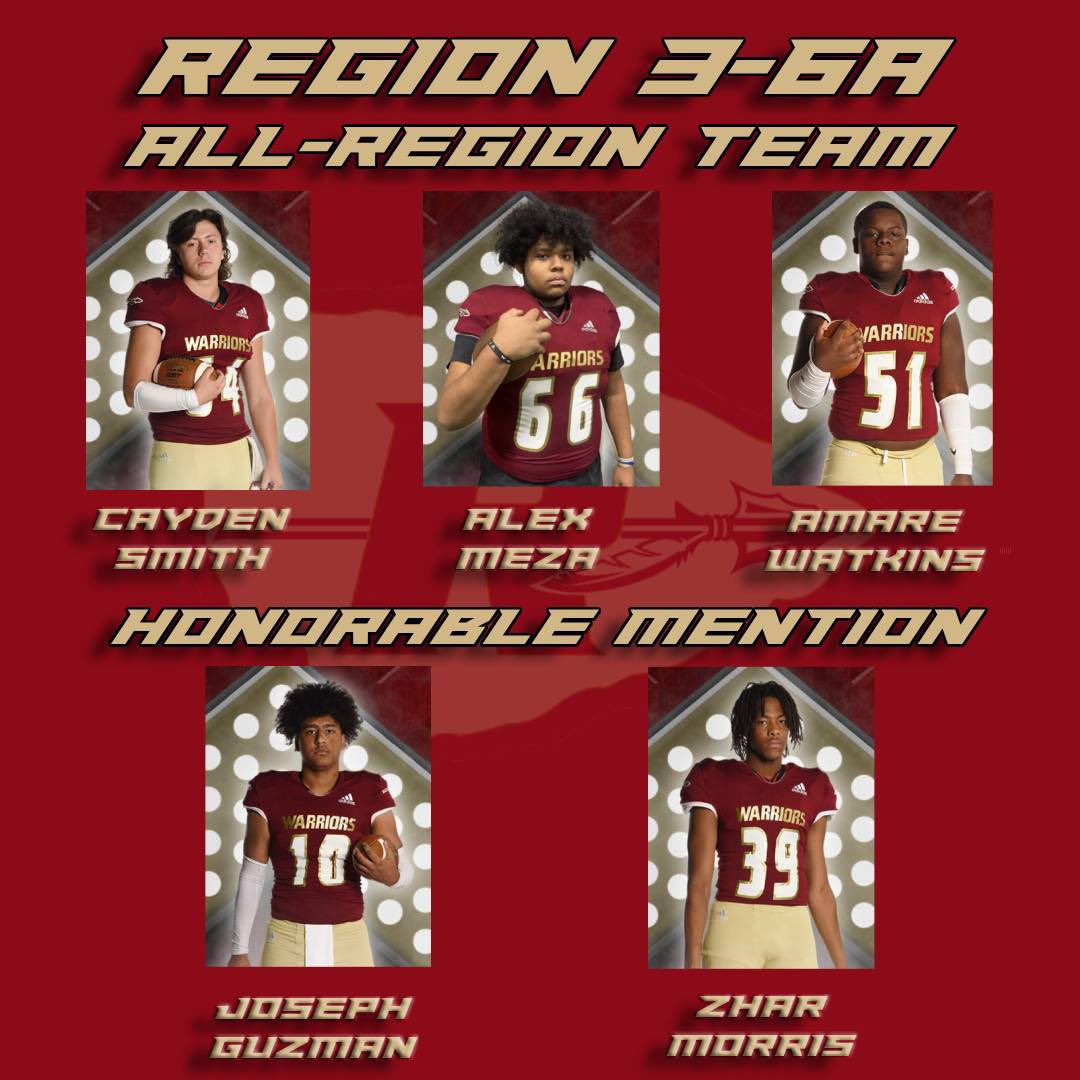 Congrats to our all region players!