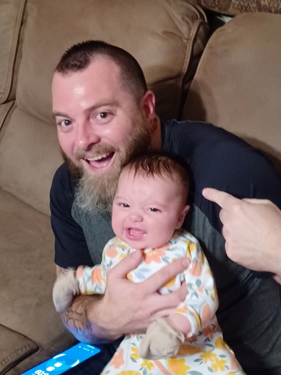 BasedGelfling's tweet image. omg my brother and his new baby.