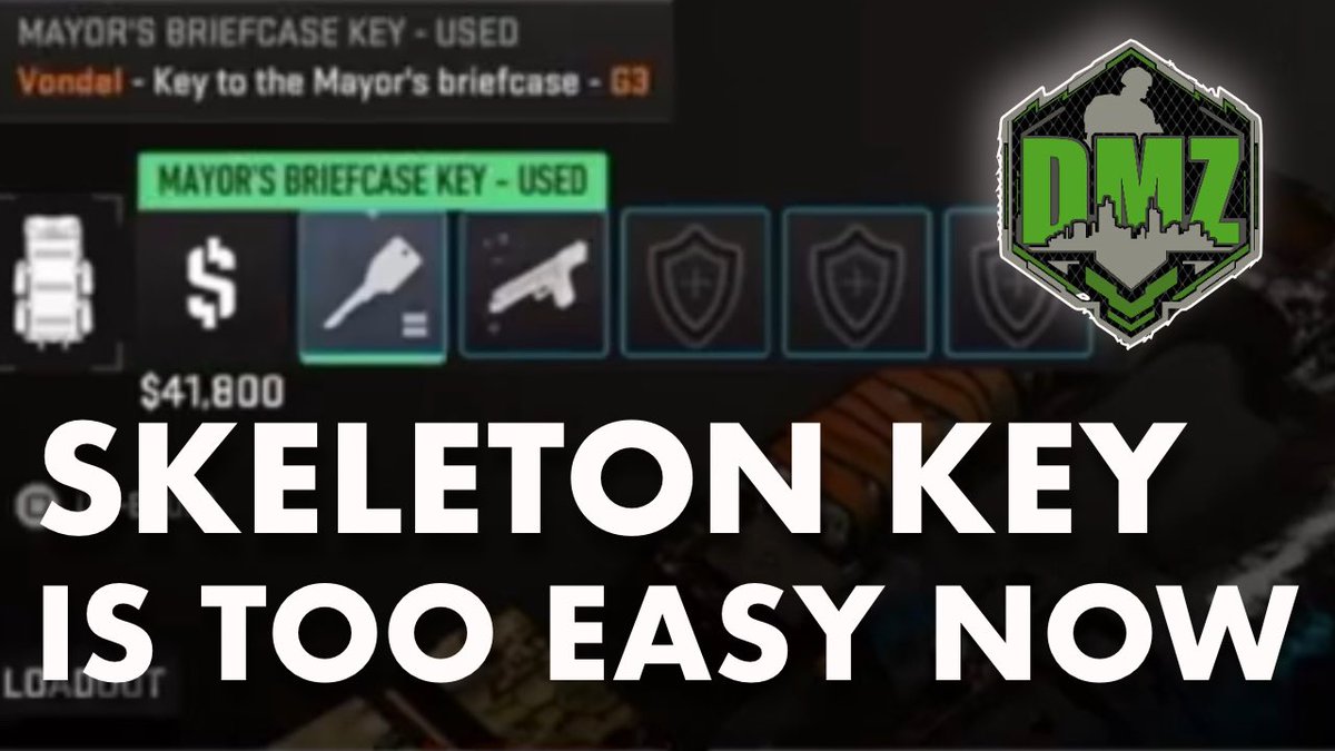 DmzSoloRuns's tweet photo. Skeleton keys are to easy in DMZ now
#DMZ #DMZForever #Warzone

https://t.co/1cY8McZJpM

@CallofDuty https://t.co/vy5DbldO3a