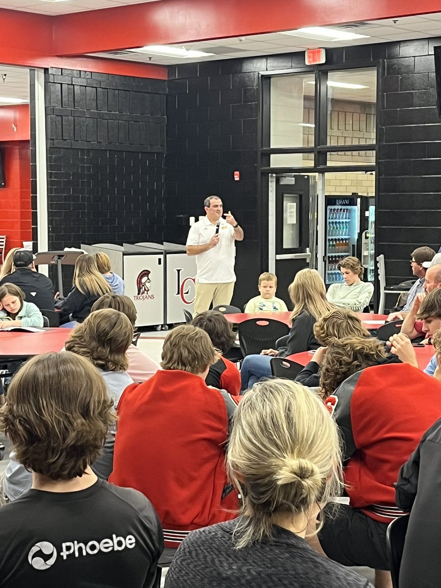 LeeCountyTNBF's tweet photo. We would like to thank Head Coaches Josh McDonald @GSW_Baseball &amp; Scot Hemmings at @AlbanyStateUniv for speaking to our players and parents tonight. The information given on recruiting, development, accountability and hard work goes hand in hand with the values and vision. #INAM https://t.co/Wzefbfu6K3