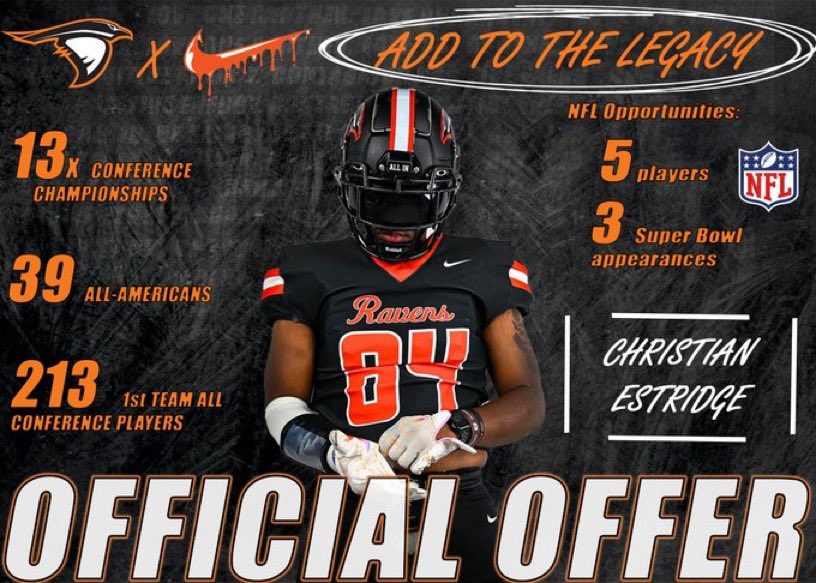 Christian “CJ” Estridge (@cjestridge1) on Twitter photo #AGTG After a great conversation with <a href="/coach_codd/">Jonathan Coddington</a> I’m blessed to receive my 15th offer from Anderson University!! <a href="/AUFootball__/">Anderson University Football</a> <a href="/CoachBell100/">D. Bell</a> <a href="/CoachMartin386/">Coach Martin</a> <a href="/CenFLAPreps/">Central Florida Preps</a> <a href="/larryblustein/">Blustein Recruiting</a> <a href="/PrepRedzoneFL/">Prep Redzone Florida</a> #AGTG After a great conversation with <a href="/coach_codd/">Jonathan Coddington</a> I’m blessed to receive my 15th offer from Anderson University!! <a href="/AUFootball__/">Anderson University Football</a> <a href="/CoachBell100/">D. Bell</a> <a href="/CoachMartin386/">Coach Martin</a> <a href="/CenFLAPreps/">Central Florida Preps</a> <a href="/larryblustein/">Blustein Recruiting</a> <a href="/PrepRedzoneFL/">Prep Redzone Florida</a>