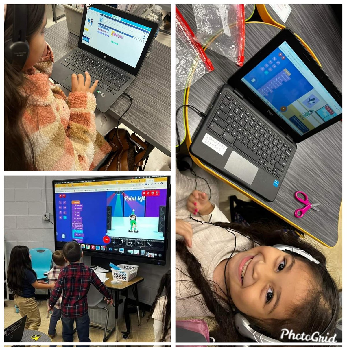 zeila_wittke's tweet photo. Mr. Silva planting the seeds of Computer Science in our Little Aztecs during Hour of Code. #THEDISTRICT #WeDeliverExcellence #OneSchoolOneTeam #AztecSquad #AztecsMakingADifference @YsletaISD @LancasterAztecs @YISDInnovLearn https://t.co/3gdRttkaKk
