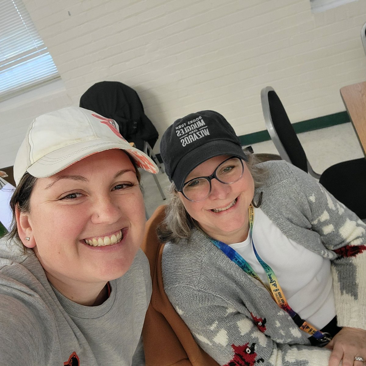 MrsKremTHS's tweet image. We didn't get to be with students today, but we still rocked our hats! #fcpswebelong #inclusionweek