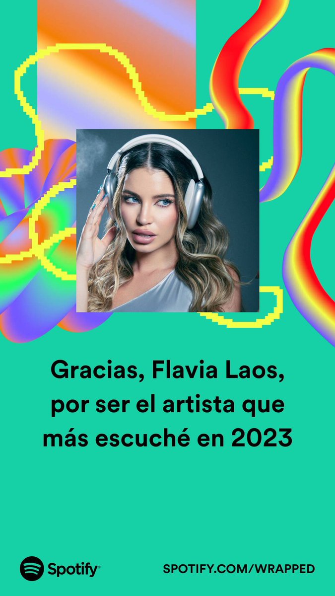 #FlaviaLaos #SpotifyWrapped #Wrapped2023