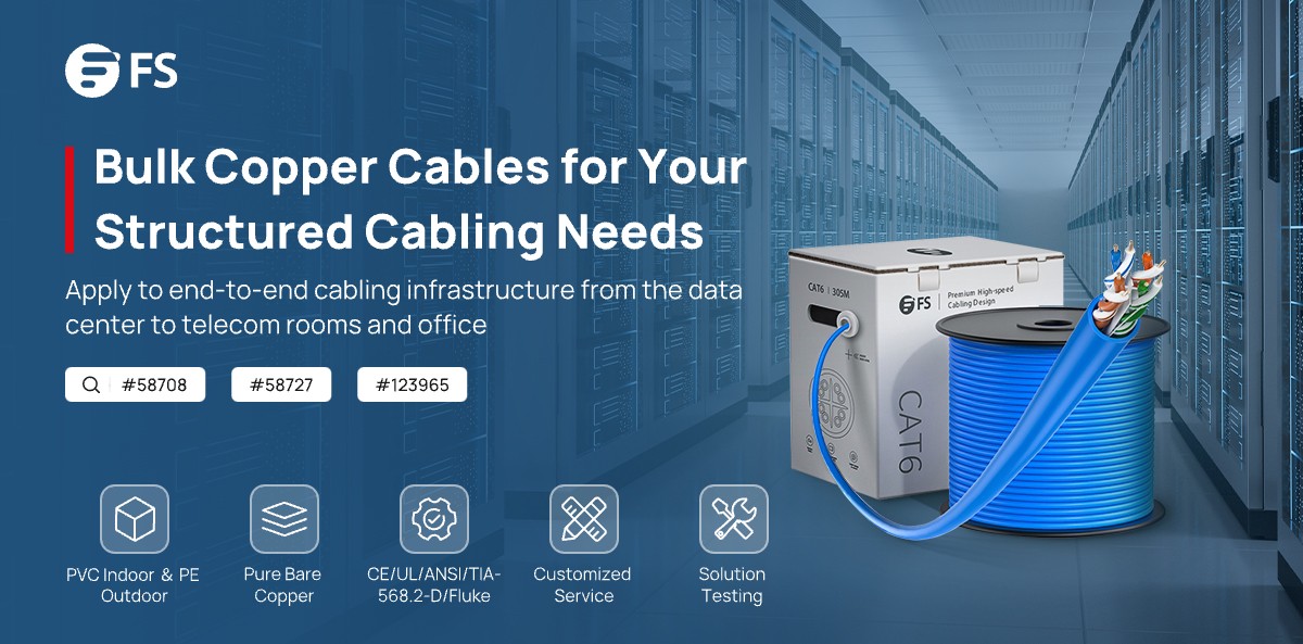 FScom_Singapore's tweet image. FS offers an extensive portfolio of high-performance twisted-pair cables. From Cat5e/6 for 10/100/1000BASE-T to Cat6a/7 cables designed for 10GBASE-T, we feature a broad range of unshielded and shielded cables designed to meet or exceed your requirements. 

#FSCablingSolution