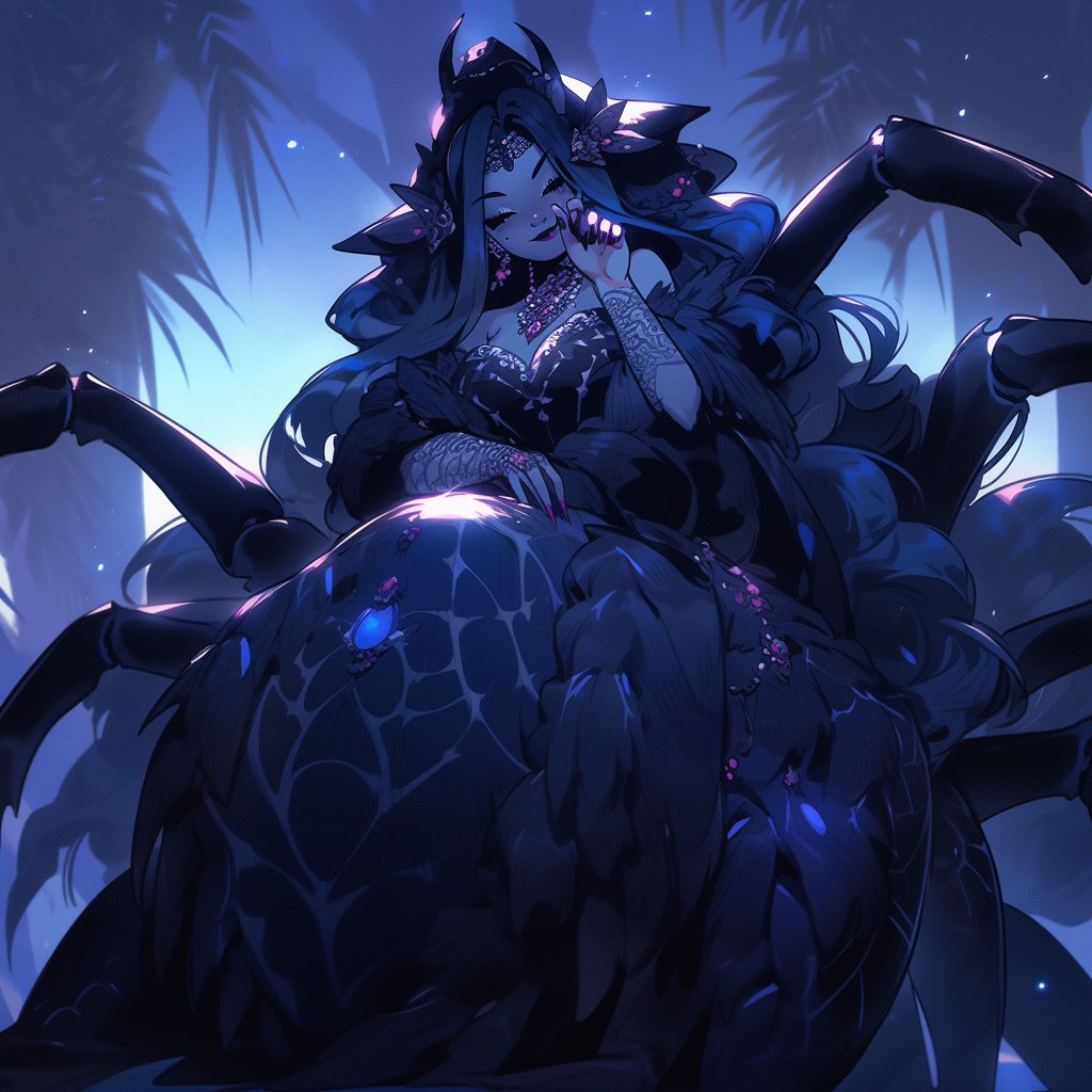 SWHornborn's tweet photo. Last one for now, I'll try to tweak it a bit more.

#Arachnera #spider #midjourney #MidjourneyAI #midjourneyartwork #nijijourny https://t.co/B2J6ciOVu0