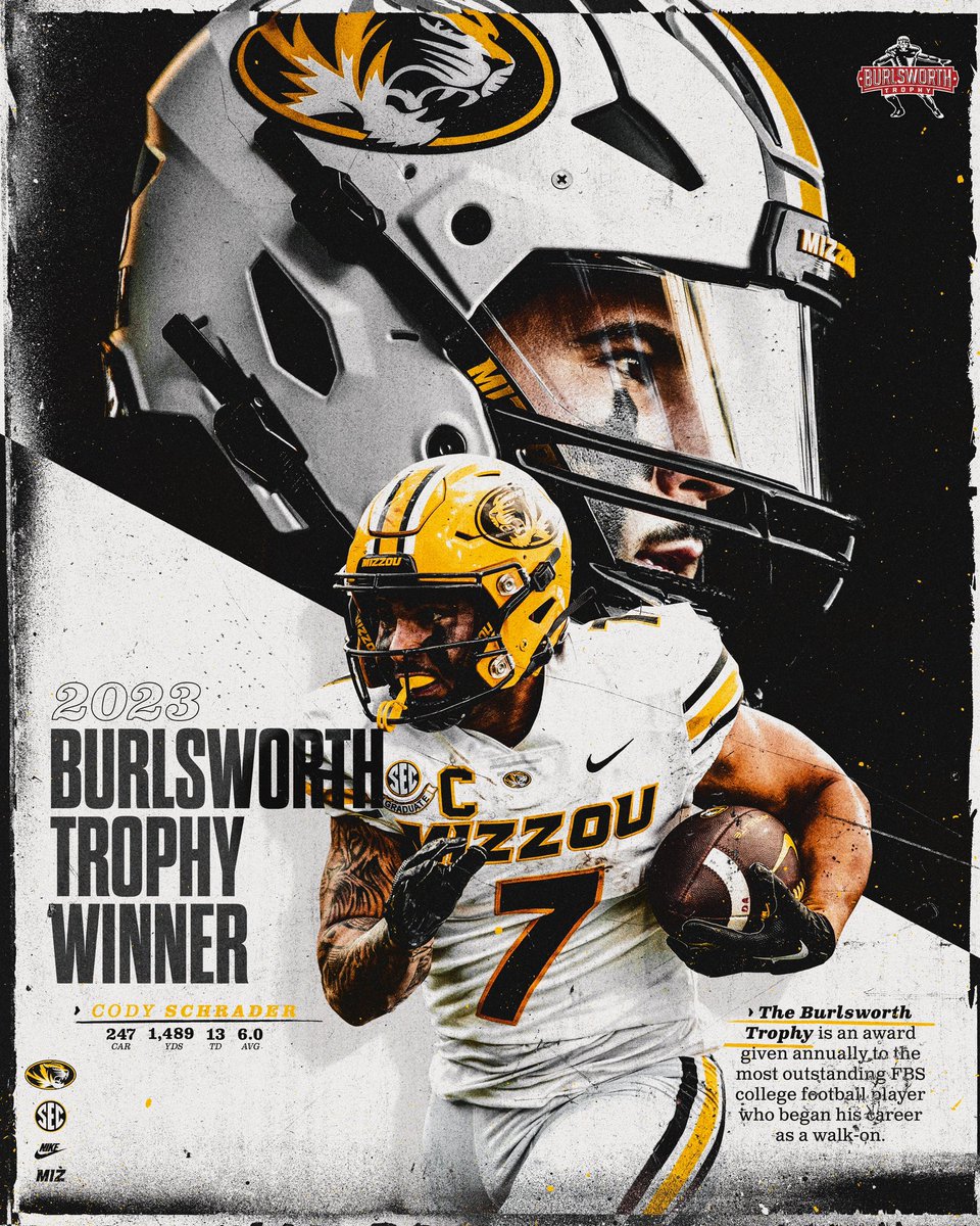 Earned. • Congrats @codyschrader_7 on being the winner of the @BurlsworthTrust Trophy! #MIZ | #STP